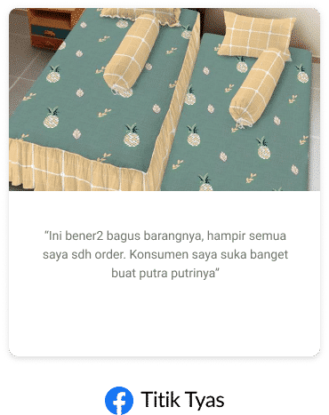 Reseller Sprei Kintakun - Tanpa Modal, Tanpa Stok Barang, Harga Termurah! 26 Dropship Kintakun