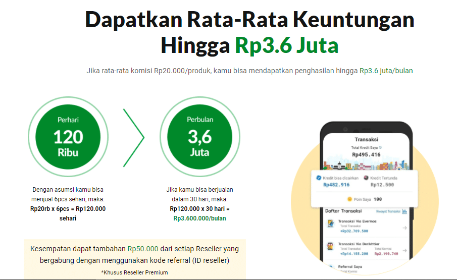 Install Aplikasi Evermos