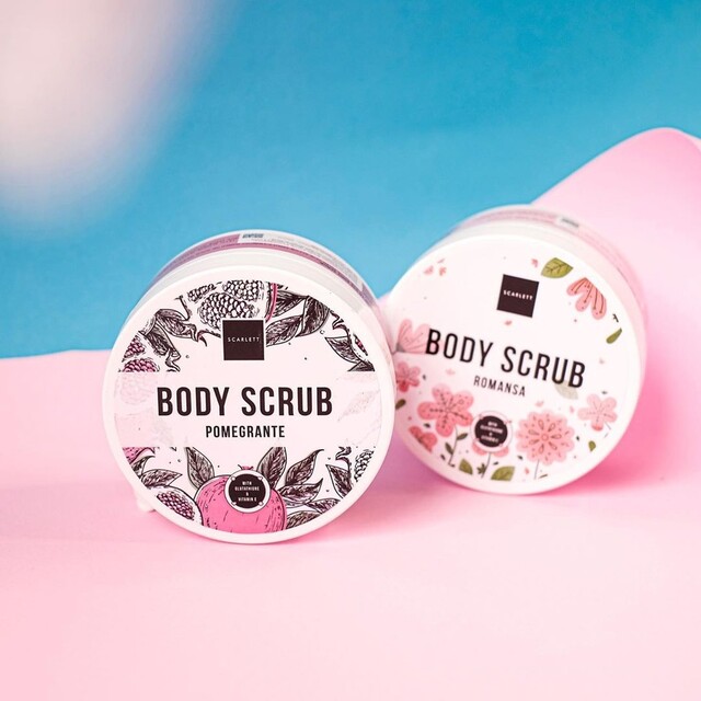 Cara Daftar Jadi Reseller Scarlett Gratis Agar Untung Banyak! 26 1. Body Scrub Pomegranate Scarlett