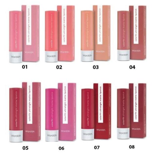 Wardah Colorfit Ultralight Matte Lipstick Korea Edition
