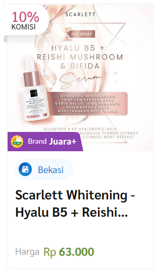 Cara Daftar Jadi Reseller Scarlett Gratis Agar Untung Banyak!