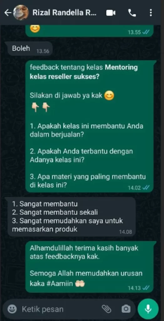 Siap Tembus Omset Ratusan Juta, Ini Kata Reseller Tentang Kelas Reseller Sukses 6 testimoni kelas reseller sukses