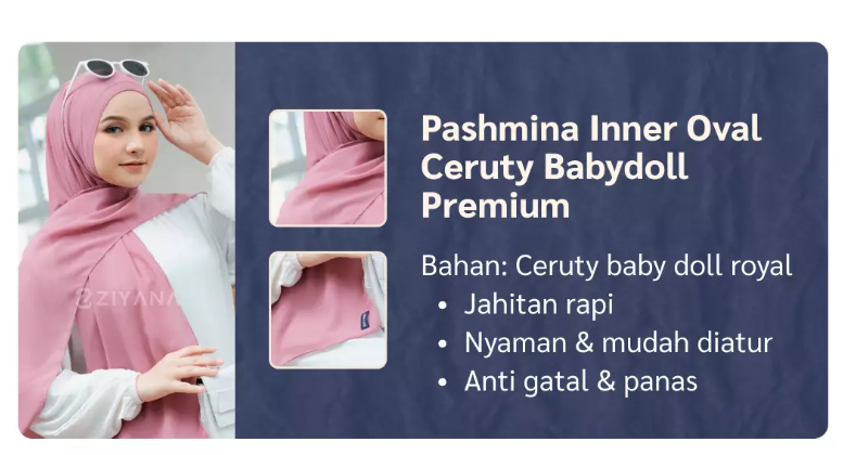 (Monet) Exclusive Campaign Ziyana Hijab