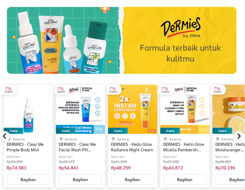 (Monet) ERHA - Exclusive Campaign Naturally Speaking & Dermies