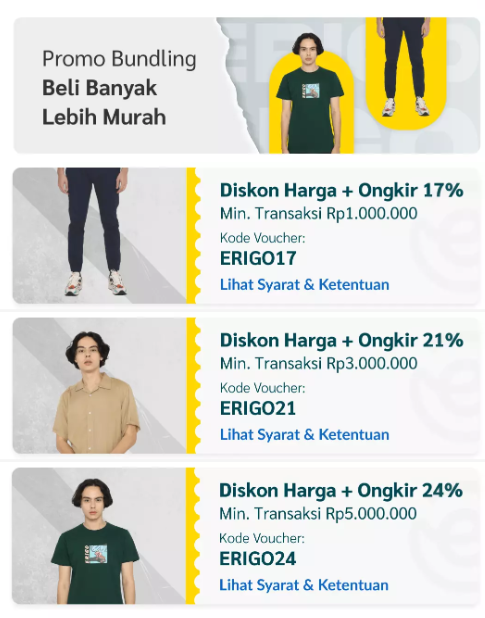 Zona Brand Eksklusif Erigo