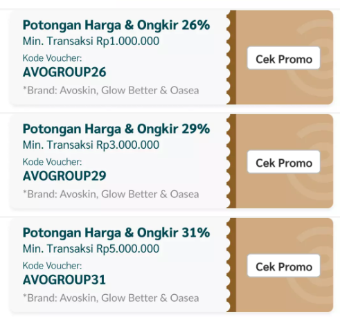 Promo AVOSKIN 4 Promo AVOSKIN