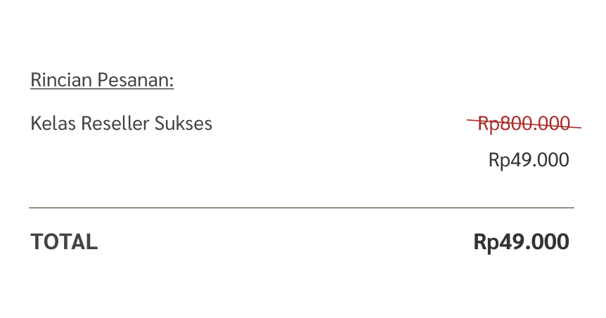 Kelas Reseller Sukses