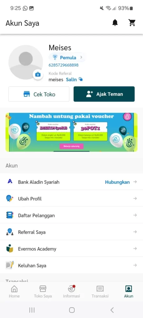 Lengkapi Informasi Akunmu dengan Update Profil di Evermos!