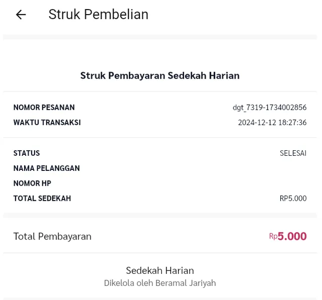 Pengen sedekah langsung dalam aplikasi Evermos? Bisa dong!