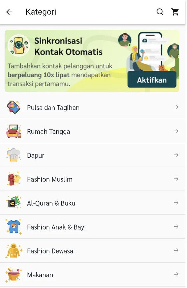 Cara Melihat Kategori Produk di Evermos 2 Cara Melihat Kategori Produk di Evermos