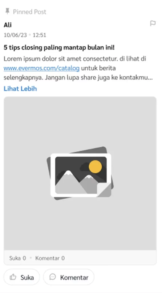 Cek Informasi Terkini Evermos di Evermos Feed 3 Cek Informasi Terkini Evermos di Evermos Feed