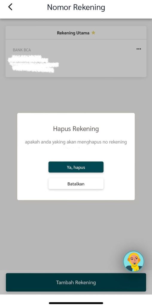 Begini Cara Menambahkan & Menghapus Nomor Rekening di Akun Evermosmu!