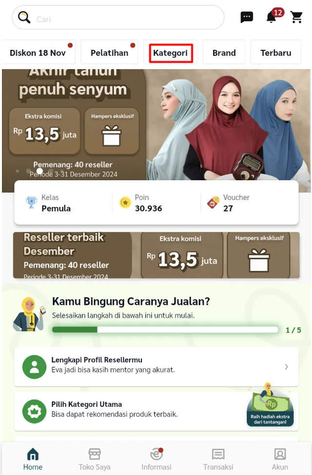 Tutorial Checkout Produk Digital Pulsa di Evermos