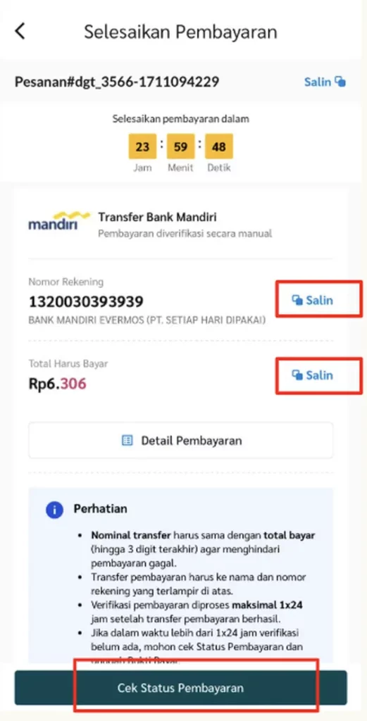 Tutorial Checkout Produk Digital Pulsa di Evermos