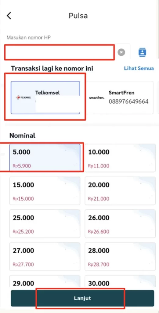 Tutorial Checkout Produk Digital Pulsa di Evermos