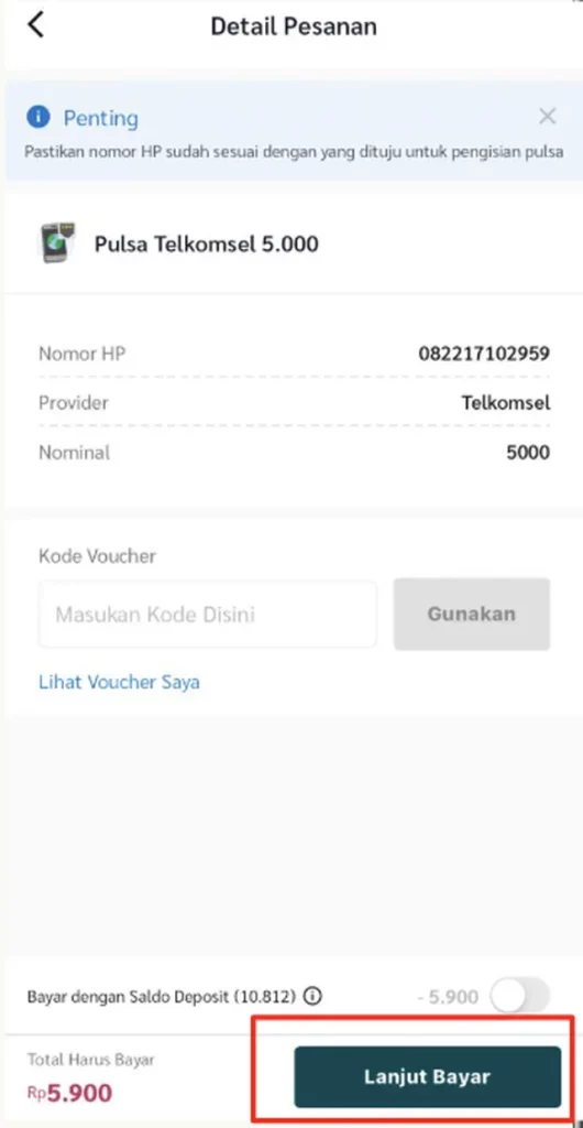 Tutorial Checkout Produk Digital Pulsa di Evermos