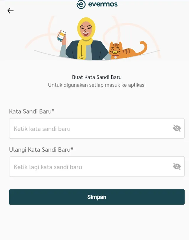 Cara Ganti Sandi Akun Evermos yang Lama ke Baru