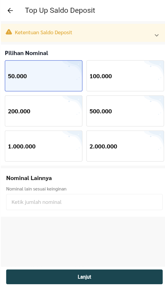 Jangan Lupa Top Up Saldo Deposit Agar Jualan Lancar! 