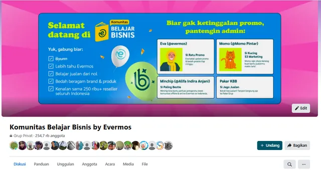 Mudah gabung di Komunitas Belajar Bisnis Evermos, yuk simak! 1 Mudah gabung di Komunitas Belajar Bisnis Evermos, yuk simak!