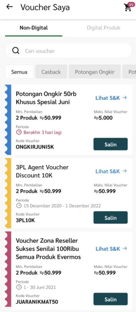 Cek Voucher Evermos Kamu untuk Promo Menarik Disini